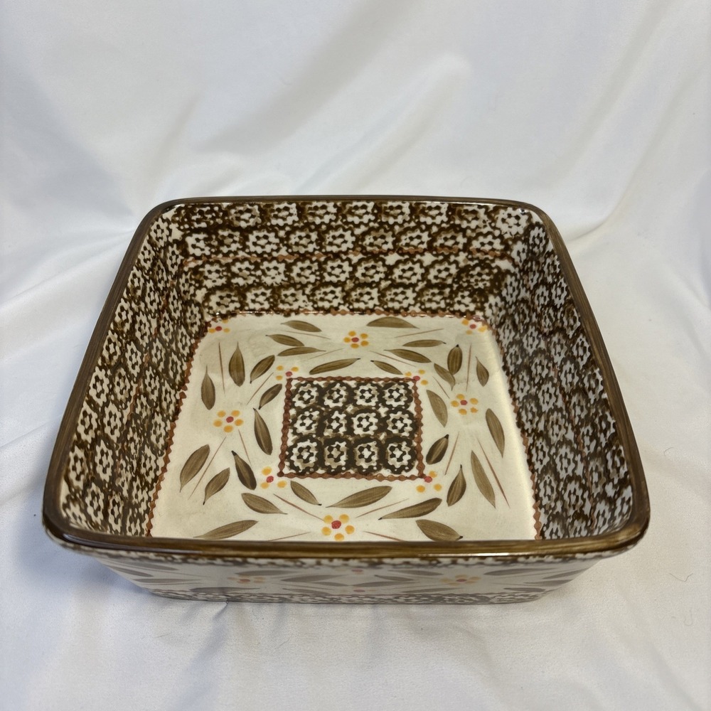 TEMPTATIONS BY TARA - OLD WORLD BROWN 1.5 QT. BAKING DISH 8"